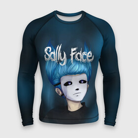 Мужской рашгард 3D с принтом SALLY FACE в Новосибирске,  |  | blue | face | fisher | game | games | gizmo | hair | larry | mask | sally | волосы | гизмо | голубые | игра | игры | ларри | маска | протез | сали | салли | синие | синий | триллер | ужасы | фейс | фишер | фэйс | хоррор