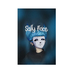 Обложка для паспорта матовая кожа с принтом SALLY FACE в Новосибирске, натуральная матовая кожа | размер 19,3 х 13,7 см; прозрачные пластиковые крепления | Тематика изображения на принте: blue | face | fisher | game | games | gizmo | hair | larry | mask | sally | волосы | гизмо | голубые | игра | игры | ларри | маска | протез | сали | салли | синие | синий | триллер | ужасы | фейс | фишер | фэйс | хоррор