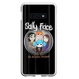 Чехол для Samsung S10E с принтом Sally Face Episode Three в Новосибирске, Силикон | Область печати: задняя сторона чехла, без боковых панелей | blue | face | fisher | game | games | gizmo | hair | larry | mask | sally | волосы | гизмо | голубые | игра | игры | ларри | маска | протез | сали | салли | синие | синий | триллер | ужасы | фейс | фишер | фэйс | хоррор