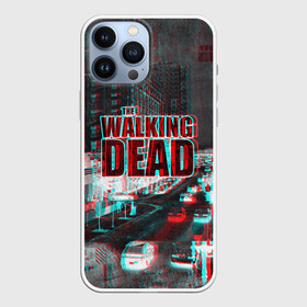Чехол для iPhone 13 Pro Max с принтом the walking dead glitch в Новосибирске,  |  | Тематика изображения на принте: glitch | the walking dead | апокалипсис | глитч | зомби | помехи | ходячие мертвецы