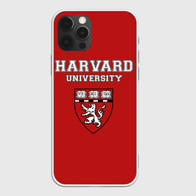 Чехол для iPhone 12 Pro с принтом HARVARD в Новосибирске, силикон | область печати: задняя сторона чехла, без боковых панелей | гарвард | колледж | студентики | студенты | университет | школа