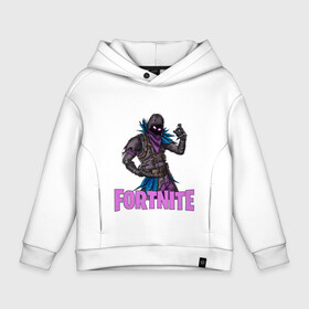 Детское худи Oversize хлопок с принтом Fortnite. Raven в Новосибирске, френч-терри — 70% хлопок, 30% полиэстер. Мягкий теплый начес внутри —100% хлопок | боковые карманы, эластичные манжеты и нижняя кромка, капюшон на магнитной кнопке | battle | epic | fortnite | games | nevermore | raven | royale | save | soldier | world | битва | ворон | королевская | солдат | фортнайт