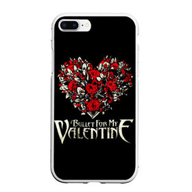 Чехол для iPhone 7Plus/8 Plus матовый с принтом Bullet For My Valentine в Новосибирске, Силикон | Область печати: задняя сторона чехла, без боковых панелей | bfmv | bullet for my valentine | metal | rock | группы | метал | музыка | рок | трэш