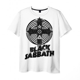 Мужская футболка 3D с принтом Black Sabbath в Новосибирске, 100% полиэфир | прямой крой, круглый вырез горловины, длина до линии бедер | black sabbath | hard rock | heavy metal | блэк сабат | группы | метал | музыка | оззи осборн | рок | хард рок | хэви метал
