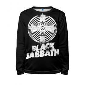 Детский лонгслив 3D с принтом Black Sabbath в Новосибирске, 100% полиэстер | длинные рукава, круглый вырез горловины, полуприлегающий силуэт
 | black sabbath | hard rock | heavy metal | блэк сабат | группы | метал | музыка | оззи осборн | рок | хард рок | хэви метал