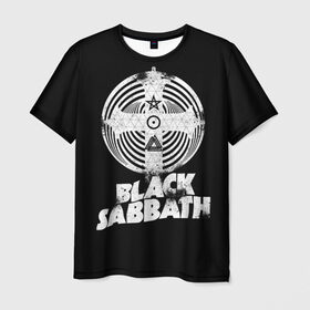 Мужская футболка 3D с принтом Black Sabbath в Новосибирске, 100% полиэфир | прямой крой, круглый вырез горловины, длина до линии бедер | Тематика изображения на принте: black sabbath | hard rock | heavy metal | блэк сабат | группы | метал | музыка | оззи осборн | рок | хард рок | хэви метал