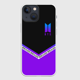 Чехол для iPhone 13 mini с принтом BTS NEON | БТС НЕОН в Новосибирске,  |  | bangtan boys | bt21 | bts | bts army | bts stickers | j hope | jimin | jin | jungkook | k pop | rap monster | rapmon | suga | v | бтс | корея | стикеры bts