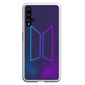 Чехол для Honor 20 с принтом BTS LOVE YOURSELF в Новосибирске, Силикон | Область печати: задняя сторона чехла, без боковых панелей | bangtan boys | bt21 | bts | bts army | bts stickers | j hope | jimin | jin | jungkook | k pop | rap monster | rapmon | suga | v | бтс | корея | стикеры bts