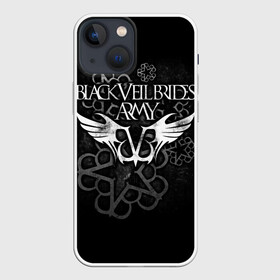 Чехол для iPhone 13 mini с принтом Black Veil Brides в Новосибирске,  |  | Тематика изображения на принте: black veil brides | heavy matal | metal | post hardcore | группы | метал | музыка | рок | хэви метал | эмо