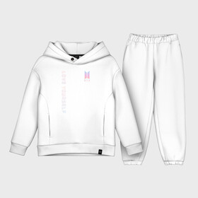 Детский костюм хлопок Oversize с принтом BTS LOVE YOURSELF в Новосибирске,  |  | Тематика изображения на принте: bangtan boys | bt21 | bts | bts army | bts stickers | j hope | jimin | jin | jungkook | k pop | rap monster | rapmon | suga | v | бтс | корея | стикеры bts