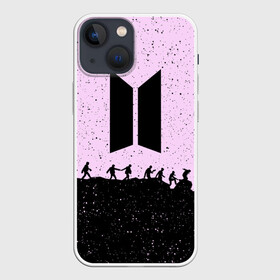 Чехол для iPhone 13 mini с принтом BTS в Новосибирске,  |  | bangtan boys | bt21 | bts | bts army | bts stickers | j hope | jimin | jin | jungkook | k pop | rap monster | rapmon | suga | v | бтс | корея | стикеры bts