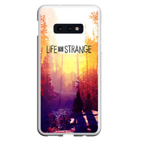 Чехол для Samsung S10E с принтом Life is Strange в Новосибирске, Силикон | Область печати: задняя сторона чехла, без боковых панелей | caulfield | chloe price | game | kate marsh | life | life is strange | life is strange: before the storm | max | strange | две луны | игры | кейт марш | колфилд | макс | подростки | студенты