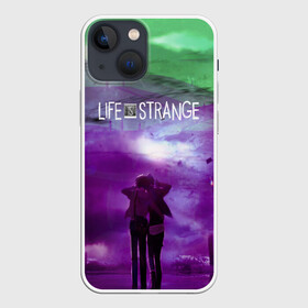 Чехол для iPhone 13 mini с принтом Life is Strange в Новосибирске,  |  | caulfield | chloe price | game | kate marsh | life | life is strange | life is strange: before the storm | max | strange | две луны | игры | кейт марш | колфилд | макс | подростки | студенты