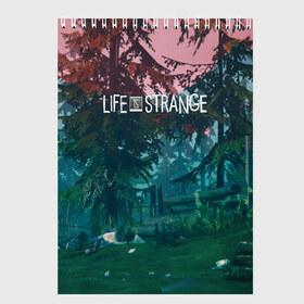 Скетчбук с принтом Life IS Strange в Новосибирске, 100% бумага
 | 48 листов, плотность листов — 100 г/м2, плотность картонной обложки — 250 г/м2. Листы скреплены сверху удобной пружинной спиралью | caulfield | chloe price | game | kate marsh | life | life is strange | life is strange: before the storm | max | strange | две луны | игры | кейт марш | колфилд | макс | подростки | студенты