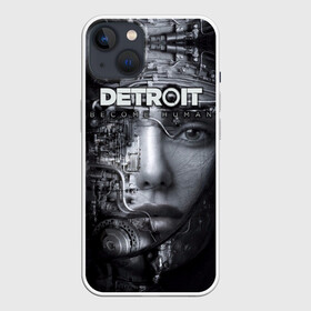 Чехол для iPhone 13 с принтом Detroit become human в Новосибирске,  |  | 2038 | become | connor | dbh | human | kara | андроид | девиант | детройт | кара | квест | коннор | маркус