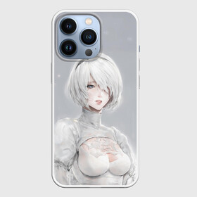 Чехол для iPhone 13 Pro с принтом YoRHa в Новосибирске,  |  | 2b | 9s | automata | game | nier | yorha | игра | ниа | нир | отомата