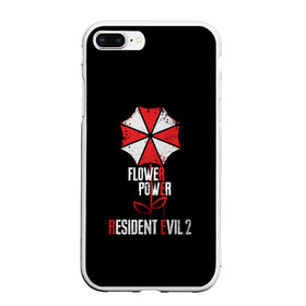 Чехол для iPhone 7Plus/8 Plus матовый с принтом Resident Evil 2 в Новосибирске, Силикон | Область печати: задняя сторона чехла, без боковых панелей | 2 | biohazard | claire | evil | horror | raccoon | resident | survival | t virus | t вирус | выживание | зла | кеннеди | клэр | леон | обитель | раккун | редфилд | скотт | ужас