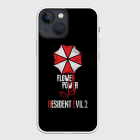 Чехол для iPhone 13 mini с принтом Resident Evil 2 в Новосибирске,  |  | 2 | biohazard | claire | evil | horror | raccoon | resident | survival | t virus | t вирус | выживание | зла | кеннеди | клэр | леон | обитель | раккун | редфилд | скотт | ужас