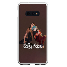 Чехол для Samsung S10E с принтом Sally Face в Новосибирске, Силикон | Область печати: задняя сторона чехла, без боковых панелей | blue | diane | face | fisher | gizmo | henry | johnson | killer | larry | sally | генри | гизмо | джонсон | диана | ларри | лицо | салли | фейс | фишер