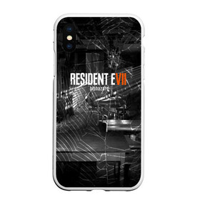 Чехол для iPhone XS Max матовый с принтом RESIDENT EVIL 7 в Новосибирске, Силикон | Область печати: задняя сторона чехла, без боковых панелей | biohazard | biohazard 7 | crocodile | fang | game | hand | monster | new umbrella | resident evil | resident evil 7 | umbrella | umbrella corp | umbrella corporation | zombie