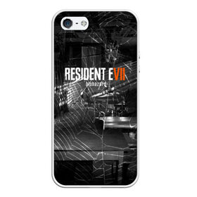 Чехол для iPhone 5/5S матовый с принтом RESIDENT EVIL 7 в Новосибирске, Силикон | Область печати: задняя сторона чехла, без боковых панелей | biohazard | biohazard 7 | crocodile | fang | game | hand | monster | new umbrella | resident evil | resident evil 7 | umbrella | umbrella corp | umbrella corporation | zombie