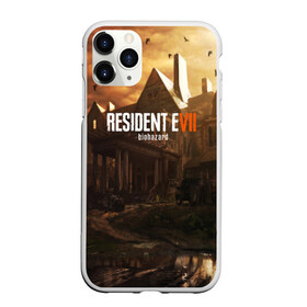 Чехол для iPhone 11 Pro Max матовый с принтом RESIDENT EVIL 7 в Новосибирске, Силикон |  | biohazard | biohazard 7 | crocodile | fang | game | hand | monster | new umbrella | resident evil | resident evil 7 | umbrella | umbrella corp | umbrella corporation | zombie