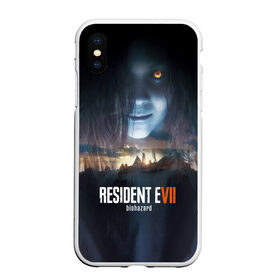 Чехол для iPhone XS Max матовый с принтом Resident Evil 7 в Новосибирске, Силикон | Область печати: задняя сторона чехла, без боковых панелей | biohazard | biohazard 7 | crocodile | fang | game | hand | monster | new umbrella | resident evil | resident evil 7 | umbrella | umbrella corp | umbrella corporation | zombie