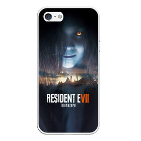 Чехол для iPhone 5/5S матовый с принтом Resident Evil 7 в Новосибирске, Силикон | Область печати: задняя сторона чехла, без боковых панелей | biohazard | biohazard 7 | crocodile | fang | game | hand | monster | new umbrella | resident evil | resident evil 7 | umbrella | umbrella corp | umbrella corporation | zombie