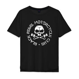 Мужская футболка хлопок Oversize с принтом Black Rebel Motorcycle Club в Новосибирске, 100% хлопок | свободный крой, круглый ворот, “спинка” длиннее передней части | black rebel motorcycle club | brmc | rock | группы | инди | музыка | рок | рок н ролл