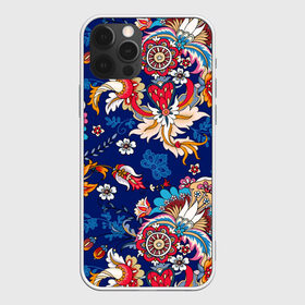 Чехол для iPhone 12 Pro Max с принтом Экзотический орнамент в Новосибирске, Силикон |  | branc | exotic | fairy tale | fantasy | flowers | ветки | графика | искусство | картинка | красивый | крутой | листья | мода | модный | молодёжная | орнамент | рисунок | рукоделие | синий | сказка | стиль | творчество