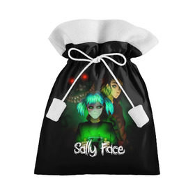 Подарочный 3D мешок с принтом Sally Face в Новосибирске, 100% полиэстер | Размер: 29*39 см | blue | diane | face | fisher | gizmo | henry | johnson | killer | larry | sally | генри | гизмо | джонсон | диана | ларри | лицо | салли | фейс | фишер