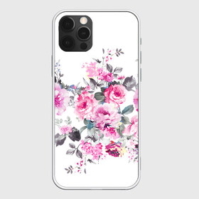 Чехол для iPhone 12 Pro Max с принтом Розовые розы в Новосибирске, Силикон |  | bouquets | color | gray | leave | lowers | ornament | patterns | pink | roses | букеты | графика | искусство | картинка | красивый | крутой | листья | мода | модный | молодёжная | орнамент | рисунок | розовые | розы | рукоделие | серый