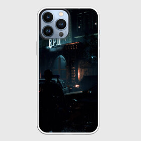 Чехол для iPhone 13 Pro Max с принтом Resident Evil 2 в Новосибирске,  |  | Тематика изображения на принте: biohazard | biohazard 7 | crocodile | fang | game | hand | monster | new umbrella | resident evil | resident evil 7 | umbrella | umbrella corp | umbrella corporation | zombie