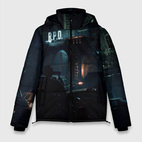 Мужская зимняя куртка 3D с принтом Resident Evil 2 в Новосибирске, верх — 100% полиэстер; подкладка — 100% полиэстер; утеплитель — 100% полиэстер | длина ниже бедра, свободный силуэт Оверсайз. Есть воротник-стойка, отстегивающийся капюшон и ветрозащитная планка. 

Боковые карманы с листочкой на кнопках и внутренний карман на молнии. | biohazard | biohazard 7 | crocodile | fang | game | hand | monster | new umbrella | resident evil | resident evil 7 | umbrella | umbrella corp | umbrella corporation | zombie