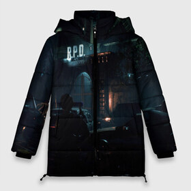 Женская зимняя куртка 3D с принтом Resident Evil 2 в Новосибирске, верх — 100% полиэстер; подкладка — 100% полиэстер; утеплитель — 100% полиэстер | длина ниже бедра, силуэт Оверсайз. Есть воротник-стойка, отстегивающийся капюшон и ветрозащитная планка. 

Боковые карманы с листочкой на кнопках и внутренний карман на молнии | biohazard | biohazard 7 | crocodile | fang | game | hand | monster | new umbrella | resident evil | resident evil 7 | umbrella | umbrella corp | umbrella corporation | zombie