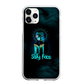 Чехол для iPhone 11 Pro Max матовый с принтом Sally Face в Новосибирске, Силикон |  | sally face | гизмо | девид | девочка | игра | лари | ларри | мальчик | маска | мрачная | на лице | пых | с протезом | сал | сали | салли | салли фейс | фейс | фэйс | эддисон | эшли