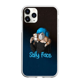 Чехол для iPhone 11 Pro Max матовый с принтом Sally Face в Новосибирске, Силикон |  | sally face | гизмо | девид | девочка | игра | лари | ларри | мальчик | маска | мрачная | на лице | пых | с протезом | сал | сали | салли | салли фейс | фейс | фэйс | эддисон | эшли