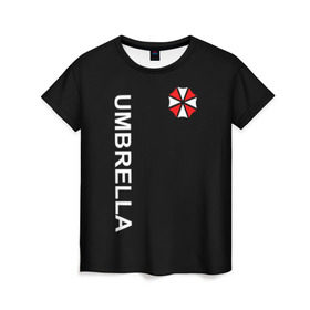 Женская футболка 3D с принтом UMBRELLA CORP в Новосибирске, 100% полиэфир ( синтетическое хлопкоподобное полотно) | прямой крой, круглый вырез горловины, длина до линии бедер | ada wong | biohazard | game | gamer | leon | logo | mistic | raccoon city | re2 | resident evil 2 | rpd | stars | umbrella | ада вонг | амбрелла | зомби | игра | мистика | ужасы