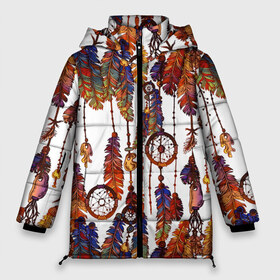 Женская зимняя куртка 3D с принтом Бохо в Новосибирске, верх — 100% полиэстер; подкладка — 100% полиэстер; утеплитель — 100% полиэстер | длина ниже бедра, силуэт Оверсайз. Есть воротник-стойка, отстегивающийся капюшон и ветрозащитная планка. 

Боковые карманы с листочкой на кнопках и внутренний карман на молнии | boho | hippie | белый | бохо | бусы | винтаж | графика | индейцы | искусство | камни | картинка | крутой | ловцы | лучший | милитари | мода | модный | молодёжная | ожелелье | перья | рисунок | сафари | снов