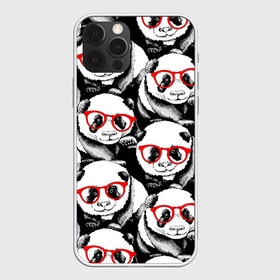 Чехол для iPhone 12 Pro Max с принтом Панды в красных очках в Новосибирске, Силикон |  | Тематика изображения на принте: animals | bears | funny | head | muzzl | pandas | red | весёлые | взгляд | голова | графика | животные | искусство | картинка | красивый | красные | крутой | медведи | мода | модный | молодёжная | очки | панды | рисунок