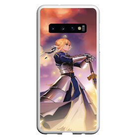 Чехол для Samsung Galaxy S10 с принтом Fate Grand Order в Новосибирске, Силикон | Область печати: задняя сторона чехла, без боковых панелей | Тематика изображения на принте: anime | fate grand order | manga | saber | аниме | арчер | ассасин | великий приказ | лансер | лунный свет в потерянной комнате | манга | первая миссия | судьба великая кампания | сэйбер