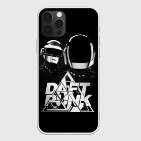 Чехол для iPhone 12 Pro с принтом Daft Punk в Новосибирске, силикон | область печати: задняя сторона чехла, без боковых панелей | daft punk | electronic | house | human | music | robot | дафт панк | музыка | синти поп | хаус | электроника