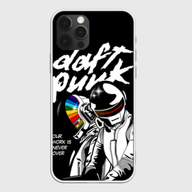 Чехол для iPhone 12 Pro с принтом Daft Punk в Новосибирске, силикон | область печати: задняя сторона чехла, без боковых панелей | daft punk | electronic | house | human | music | robot | дафт панк | музыка | синти поп | хаус | электроника