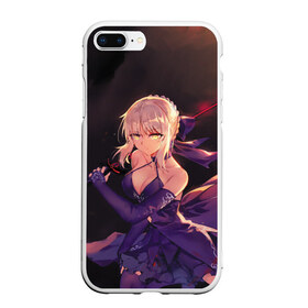 Чехол для iPhone 7Plus/8 Plus матовый с принтом Fate Grand Order в Новосибирске, Силикон | Область печати: задняя сторона чехла, без боковых панелей | anime | fate grand order | manga | saber | аниме | арчер | ассасин | великий приказ | лансер | лунный свет в потерянной комнате | манга | первая миссия | судьба великая кампания | сэйбер