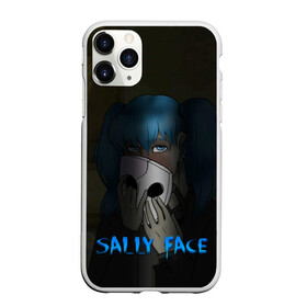 Чехол для iPhone 11 Pro матовый с принтом Sally Face в Новосибирске, Силикон |  | sally face | игра | компьютерная игра | лицо | маска | протез | салли фейс | школа | шрамы