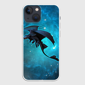Чехол для iPhone 13 mini с принтом Night Fury в Новосибирске,  |  | how to train your dragon | night fury | беззубик | дракон | как приручить дракона | ночная фурия