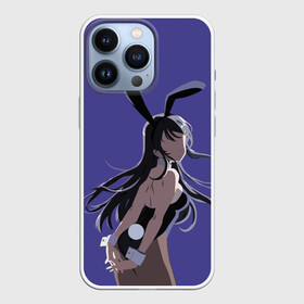 Чехол для iPhone 13 Pro с принтом Маи Сакурадзима | Mai Sakurajima | Bunny girl senpai в Новосибирске,  |  | Тематика изображения на принте: anime | rascal does not dream of bunny girl senpai | seishun buta yarou wa bunny girl senpai | аниме | сакурадзима май | сакута | этот глупый свин не понимает мечту девочки зайки