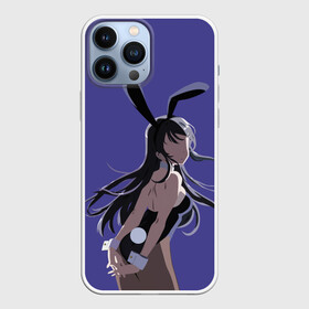 Чехол для iPhone 13 Pro Max с принтом Маи Сакурадзима | Mai Sakurajima | Bunny girl senpai в Новосибирске,  |  | Тематика изображения на принте: anime | rascal does not dream of bunny girl senpai | seishun buta yarou wa bunny girl senpai | аниме | сакурадзима май | сакута | этот глупый свин не понимает мечту девочки зайки