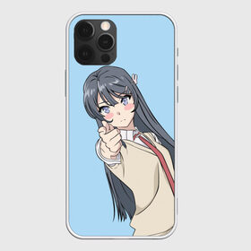 Чехол для iPhone 12 Pro Max с принтом Seishun Buta в Новосибирске, Силикон |  | anime | rascal does not dream of bunny girl senpai | seishun buta yarou wa bunny girl senpai | аниме | сакурадзима май | сакута | этот глупый свин не понимает мечту девочки зайки