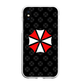 Чехол для iPhone XS Max матовый с принтом UMBRELLA CORP в Новосибирске, Силикон | Область печати: задняя сторона чехла, без боковых панелей | ada wong | biohazard | leon | nemesis | project resistance | raccoon city | re | re3 | resident evil | resident evil 3 | rpd | stars | umbrella | ада вонг | амбрелла | немезис | ужасы